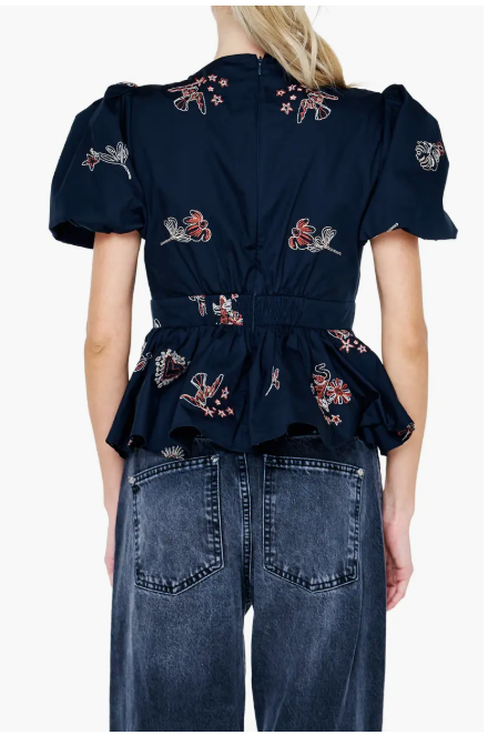 Liyana Peplum Top