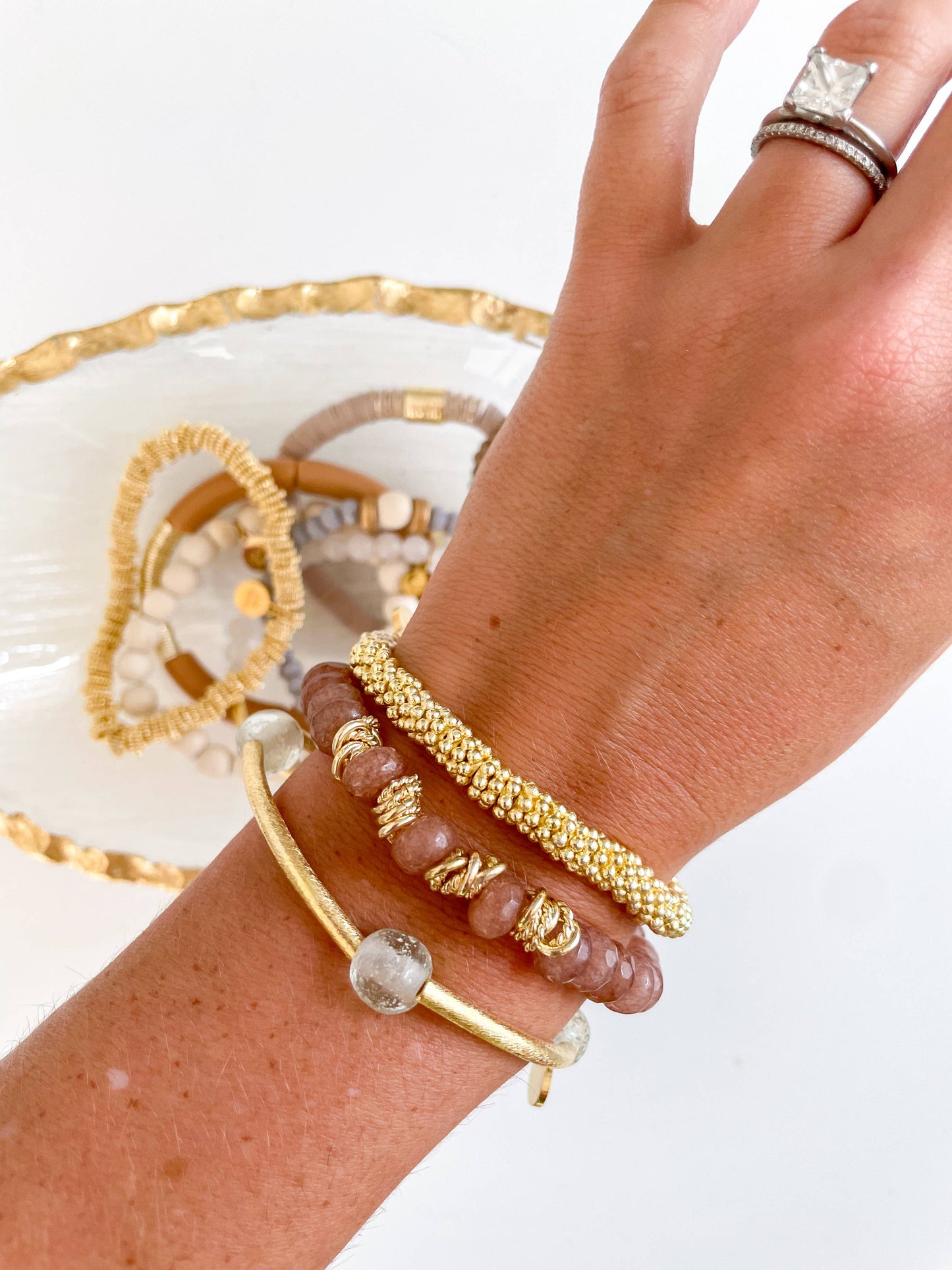 Lincoln Bracelet: Rasberry