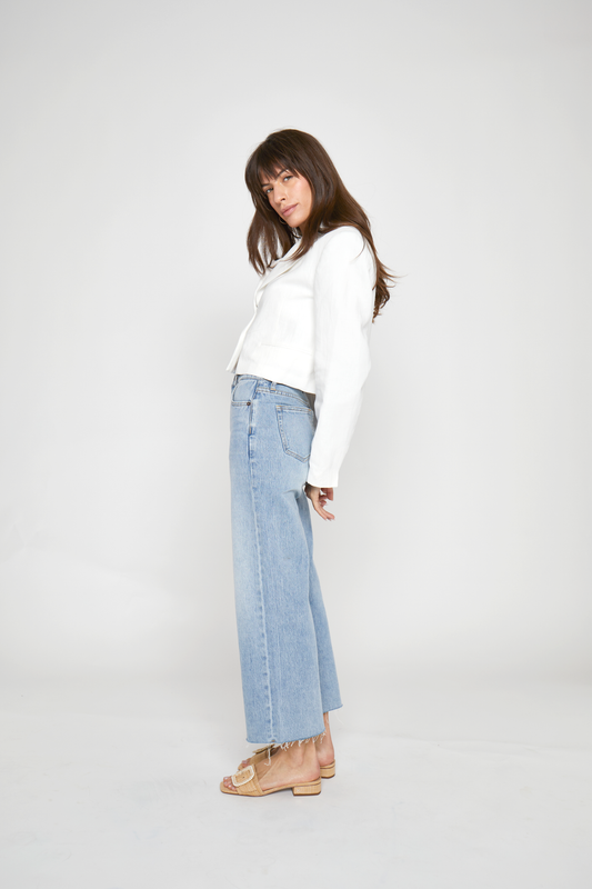 Aberdeen Ankle Crop High Rise Jean
