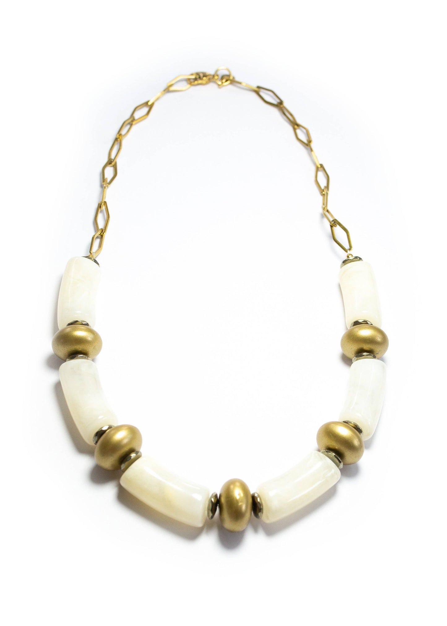Lexington Pearl Beaded Necklace: Multi