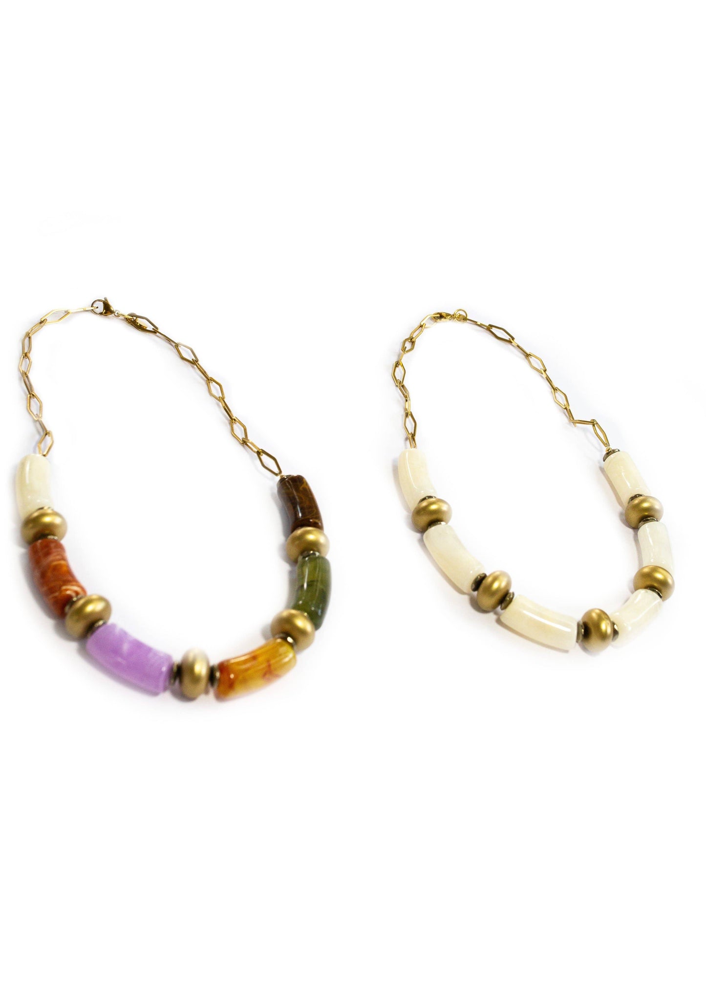 Lexington Pearl Beaded Necklace: Multi