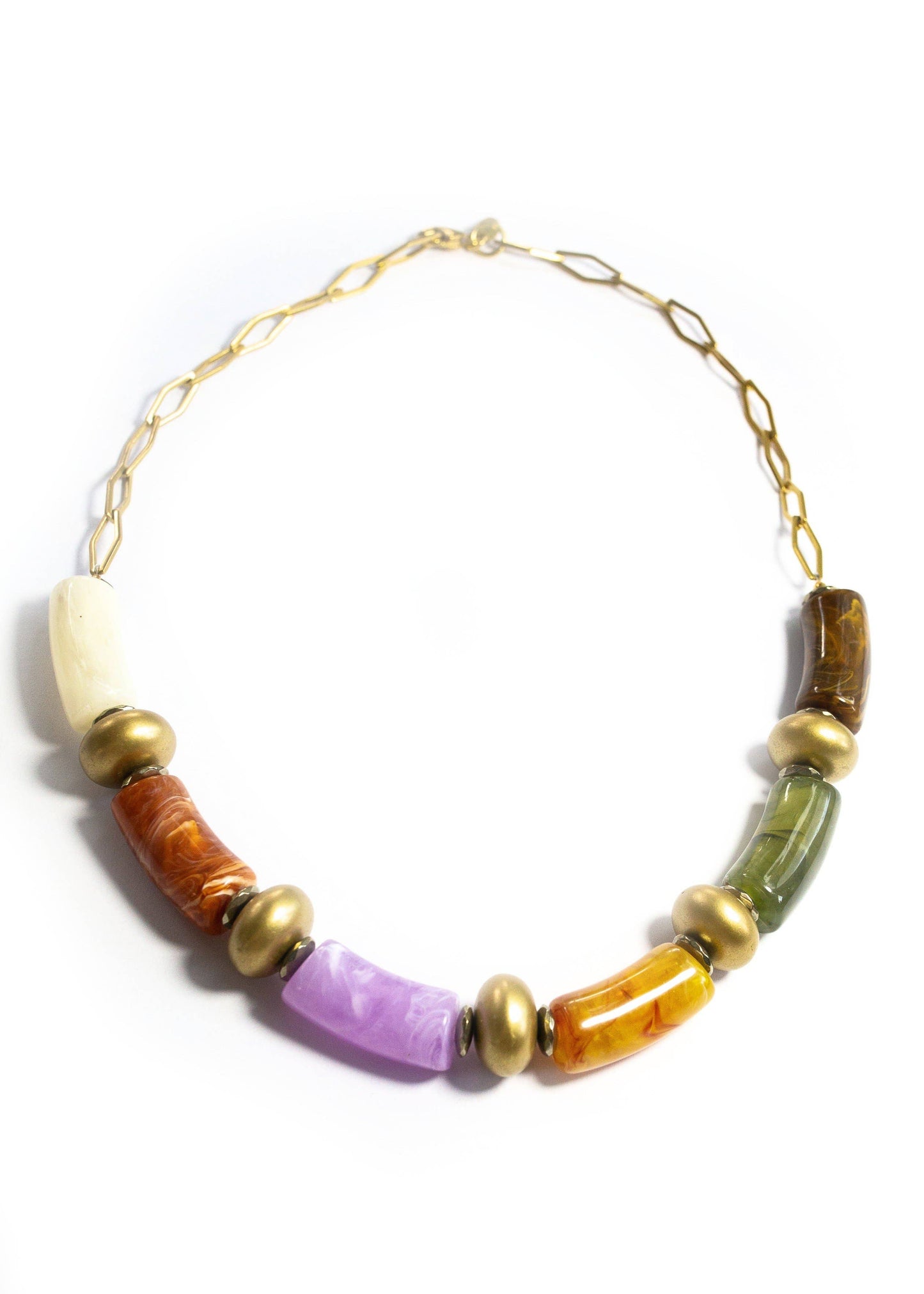 Lexington Pearl Beaded Necklace: Multi