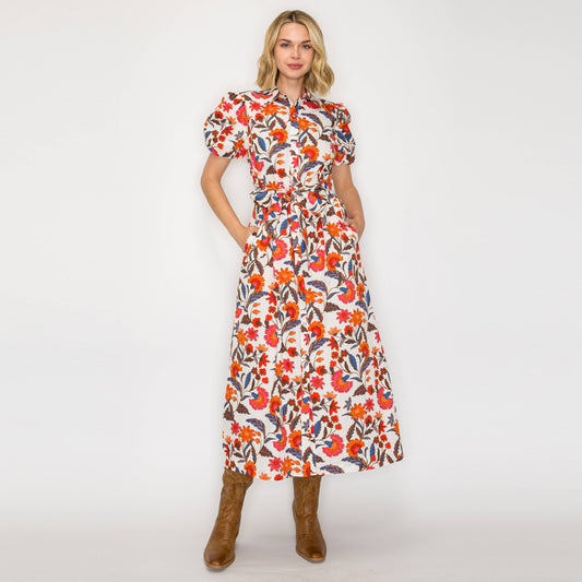 Festival Dream Shirts Midi Dress