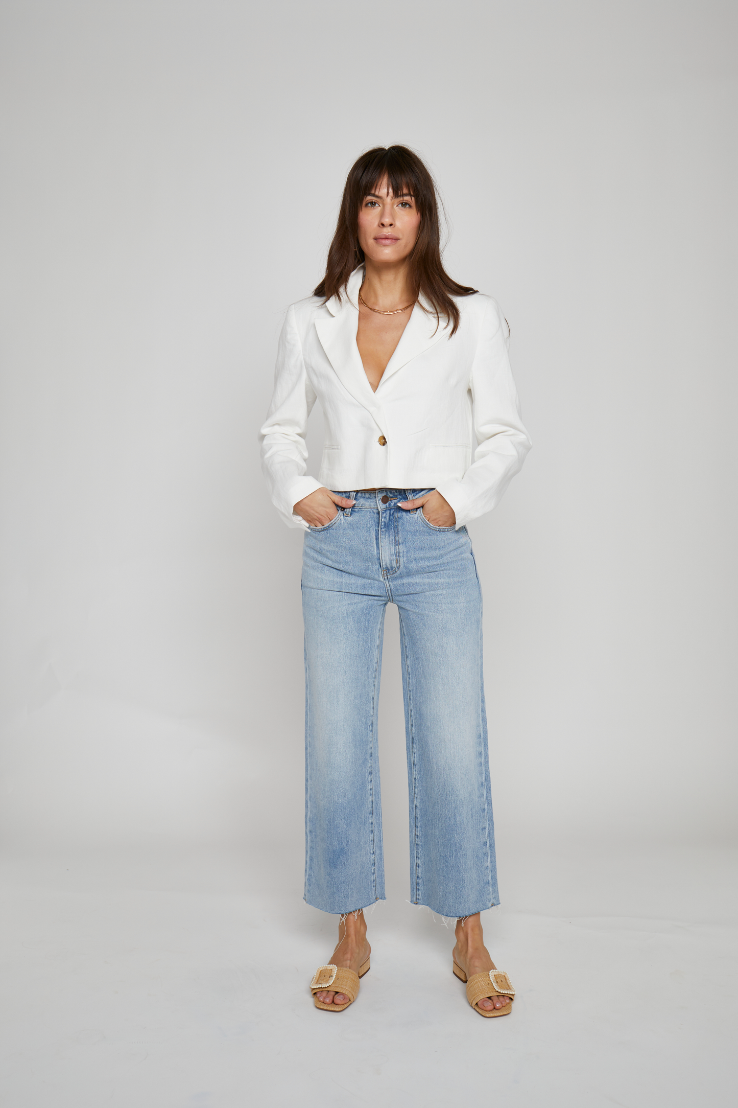 Aberdeen Ankle Crop High Rise Jean