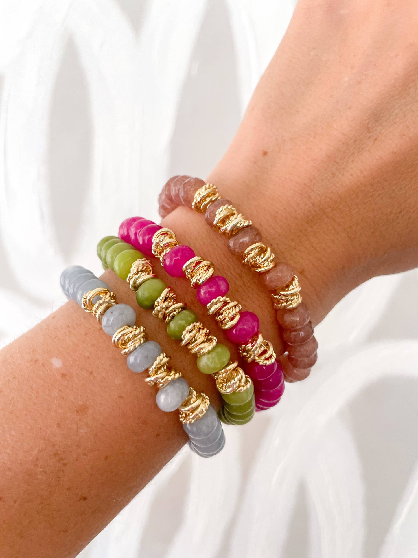 Lincoln Bracelet: Rasberry