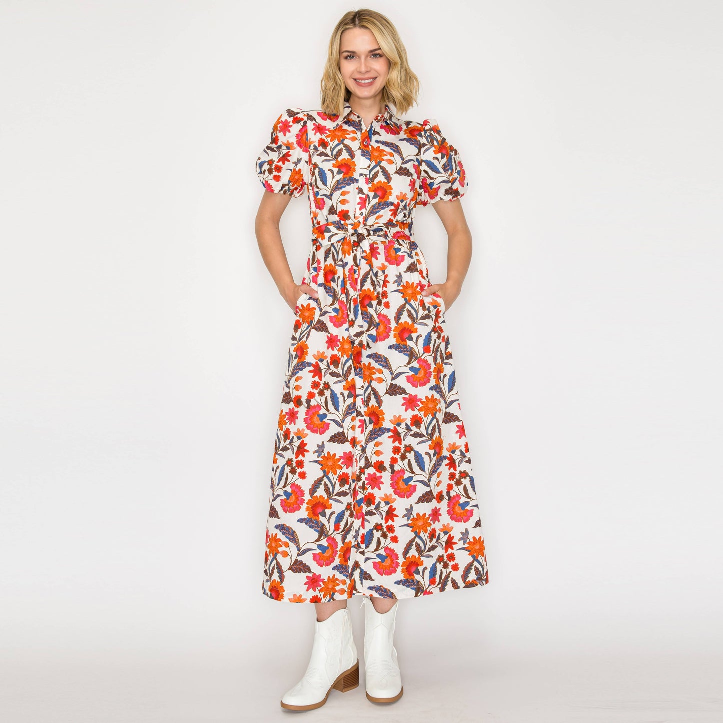 Festival Dream Shirts Midi Dress